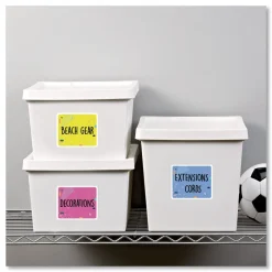 Outlet 3.33 in. x 4 in. Shipping Labels with TrueBlock Technology for Inkjet/Laser Printers - White (6/Sheet, 500 Sheets/Box) Labels & Label Makers