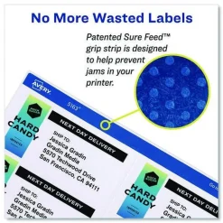 Online 3.5 in. x 5 in. Shipping Labels-Bulk Packs for Inkjet/Laser Printers - White (4/Sheet, 250 Sheets/Box) Labels & Label Makers