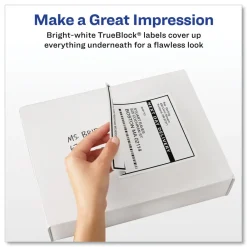 Online 5.5 in. x 8.5 in. Shipping Labels with TrueBlock Technology for Laser Printers - White (2/Sheet, 250 Sheets/Box) Labels & Label Makers