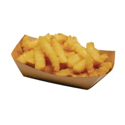 Discount 300696 1 lb Capacity ToGo EcoCraft Paper Food Tray - Natural (1000/Carton) Tabletop And Serveware