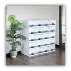 New 14 in. x 25.5 in. x 11.5 in. STOR/DRAWER STEEL PLUS Letter Storage Drawers - Kraft/Green (6/Carton) Desk Accessories & Office Organizers