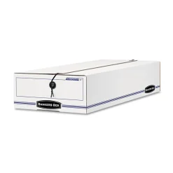 Online LIBERTY 11 in. x 24 in. x 5 in. Check and Form Boxes - White/Blue (12/Carton) Mailing, Packing & Shipping
