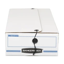 New Liberty 9 in. x 24 in. x 6.38 in. Check and Form Boxes - White/Blue (12/Carton) Mailing, Packing & Shipping