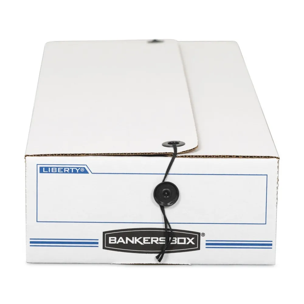 New Liberty 9 in. x 24 in. x 6.38 in. Check and Form Boxes - White/Blue (12/Carton) Mailing, Packing & Shipping