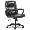 Hot HON Sadie Mid-Back Ergonomic Executive Chair, Black Leather Office Furniture & Lighting