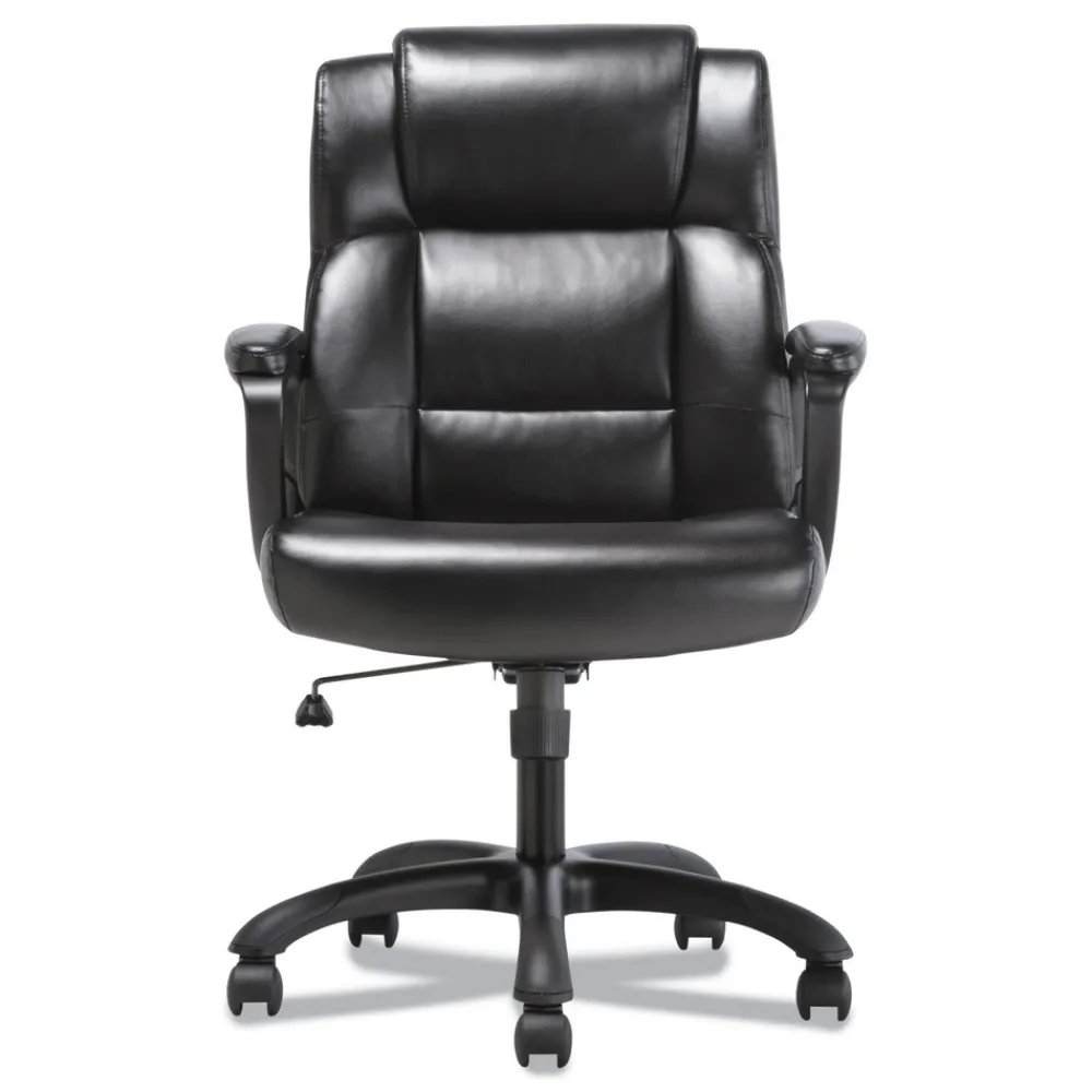 Hot HON Sadie Mid-Back Ergonomic Executive Chair, Black Leather Office Furniture & Lighting