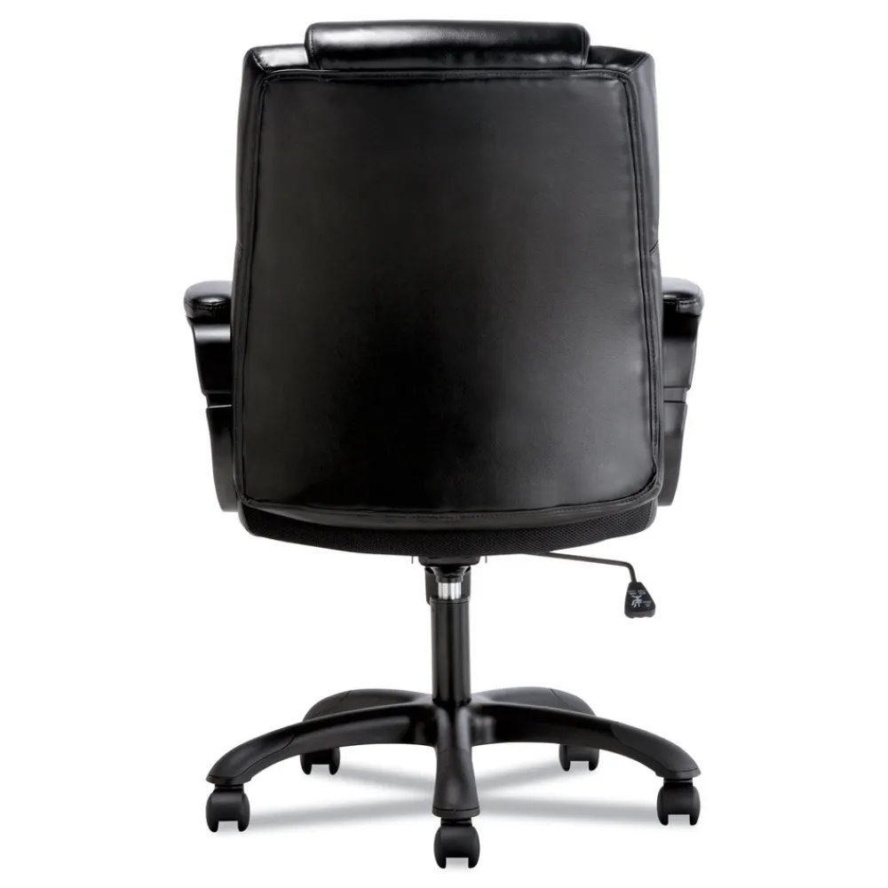Hot HON Sadie Mid-Back Ergonomic Executive Chair, Black Leather Office Furniture & Lighting