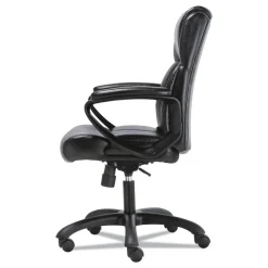 Hot HON Sadie Mid-Back Ergonomic Executive Chair, Black Leather Office Furniture & Lighting