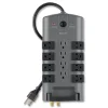 4320 J 12 AC Outlets 8 ft. Cord Pivot Plug Surge Protector - Gray Office Electronics & Batteries