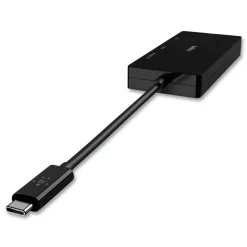 Outlet DisplayPort/DVI/HDMI/USB-C/VGA 4.33 in. USB-C Video Adapter - Black Office Electronics & Batteries