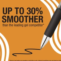 Sale Gel-ocity Pro 0.7 mm Medium Gel Pen - Black Ink/Translucent Black/Black Barrel (4/Pack) Pens, Pencils & Markers