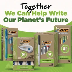 Sale Medium 1 mm Ecolutions Retractable Gel Pen - Blue Ink, Blue Barrel (12/Pack) Pens, Pencils & Markers