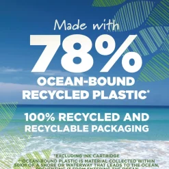 Sale Medium 1 mm Ecolutions Retractable Gel Pen - Blue Ink, Blue Barrel (12/Pack) Pens, Pencils & Markers