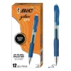 Online Medium 0.7 mm Gel-ocity Pro Quick Dry Retractable Gel Pen - Blue Ink, Blue/Clear Barrel (12/Pack) Pens, Pencils & Markers