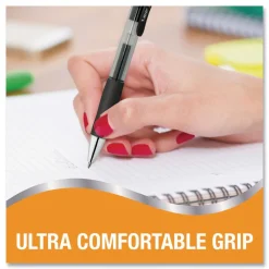 Clearance Medium 0.7 mm Gel-ocity Pro Quick Dry Retractable Gel Pen - Black Ink, Black/Clear Barrel (12/Pack) Pens, Pencils & Markers