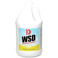 Sale 1 gal. Bottle Water-Soluble Deodorant - Lemon Scent (4/Carton) Odor Control
