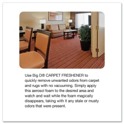 Clearance 14 oz No-Vacuum Carpet Freshener - Fresh Scent (12/Carton) Odor Control