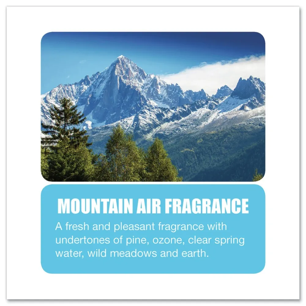 New Diamond 3D Urinal Screen - Mountain Air Scent/Blue (6/Carton) Odor Control