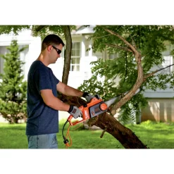 Outlet 12 Amp 16 in. Electric Corded Chainsaw Chainsaws