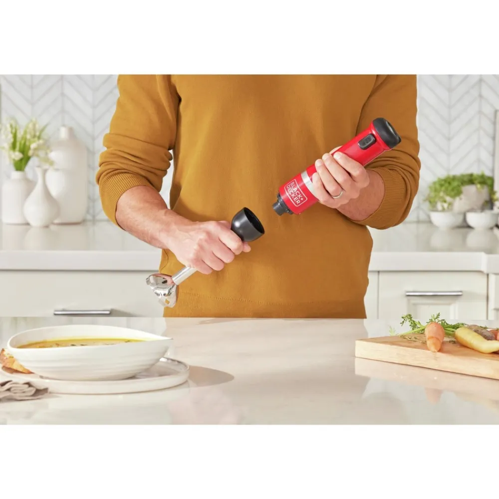Hot kitchen wand Cordless Immersion Blender - Red Kitchen Appliances