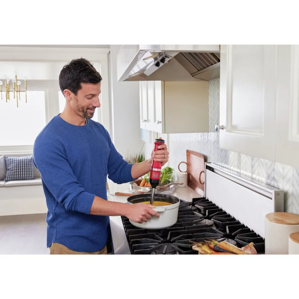 Hot kitchen wand Cordless Immersion Blender - Red Kitchen Appliances