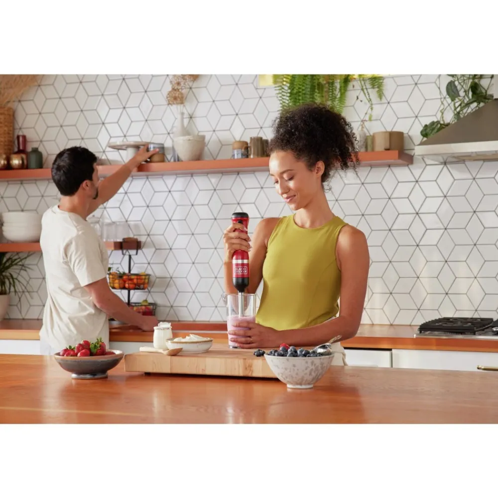 Hot kitchen wand Cordless Immersion Blender - Red Kitchen Appliances