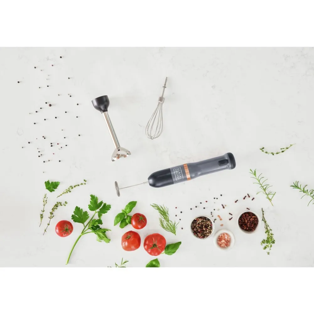 New kitchen wand Cordless Blender 3-in-1 Kitchen Multi-Tool - Grey Kitchen Appliances