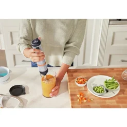 New kitchen wand Cordless Blender 3-in-1 Kitchen Multi-Tool - Grey Kitchen Appliances