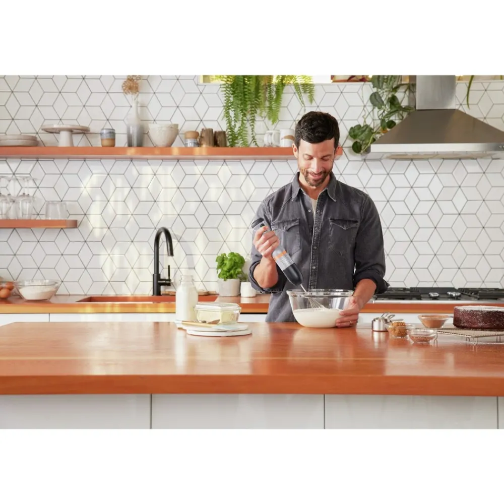 New kitchen wand Cordless Blender 3-in-1 Kitchen Multi-Tool - Grey Kitchen Appliances