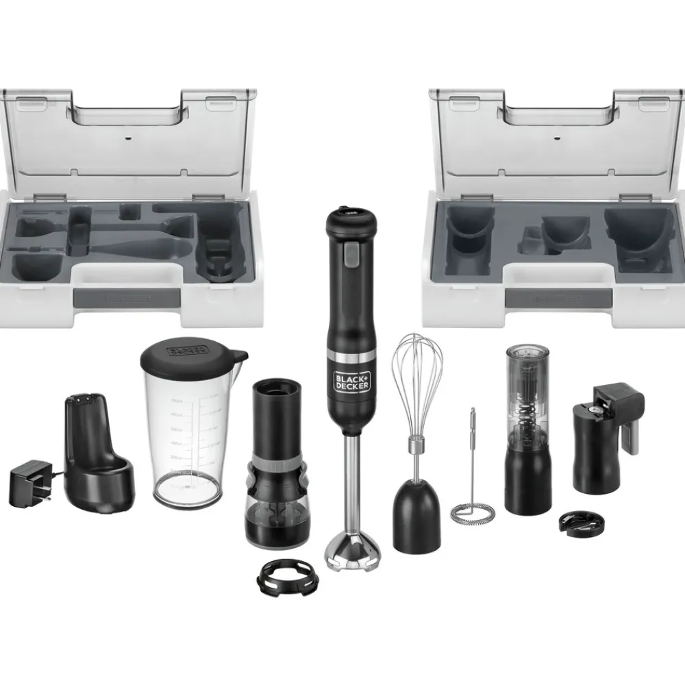 Sale kitchen wand Cordless Blender 6-in-1 Kitchen Multi-Tool - Black Kitchen Appliances