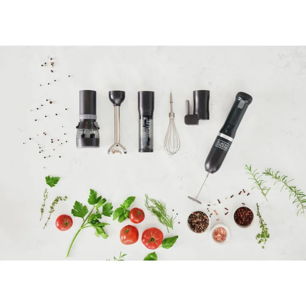 Sale kitchen wand Cordless Blender 6-in-1 Kitchen Multi-Tool - Black Kitchen Appliances