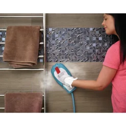 120V Complete Steam Cleaning Solution 7-in-1 Cordless Steam Mop plus Glove Cleaning & Janitorial Supplies