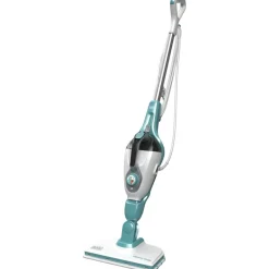 Discount 120V 5-in-1 Electric Corded Steam Mop and Portable Steamer - Blue and White Cleaning & Janitorial Supplies