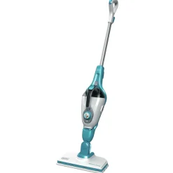 Discount 120V 5-in-1 Electric Corded Steam Mop and Portable Steamer - Blue and White Cleaning & Janitorial Supplies