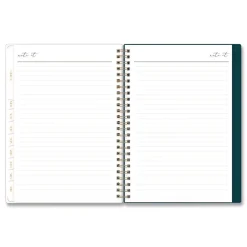 8.63 in. x 5.88 in. 12-Month (Jan to Dec): 2026 Life Note-It Dania Weekly/Monthly Planner - Floral Artwork, Teal/Pink/Blue Cover Paper & Printables