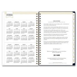 8 in. x 5 in. 12-Month (Jan-Dec 2026) Day Designer Peyton Weekly/Monthly Planner - Navy Cover Calendars & Planners