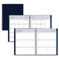 Outlet 11 in. x 8.5 in. 12-Month (Jan to Dec): 2026 Passages Weekly/Monthly Planner - Navy Cover Paper & Printables