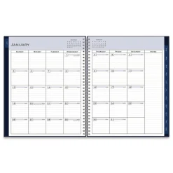 Outlet 11 in. x 8.5 in. 12-Month (Jan to Dec): 2026 Passages Weekly/Monthly Planner - Navy Cover Paper & Printables