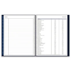 Outlet 11 in. x 8.5 in. 12-Month (Jan to Dec): 2026 Passages Weekly/Monthly Planner - Navy Cover Paper & Printables