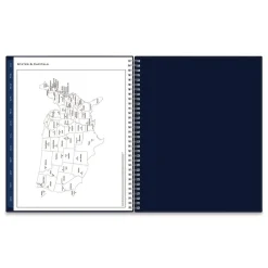 Outlet 11 in. x 8.5 in. 12-Month (Jan to Dec): 2026 Passages Weekly/Monthly Planner - Navy Cover Paper & Printables