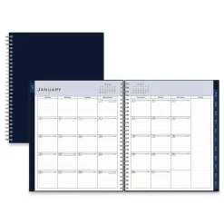Discount 10 in. x 8 in. 12-Month (Jan to Dec): 2026 Passages Monthly Planner - Navy Cover Paper & Printables