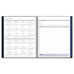 Discount 10 in. x 8 in. 12-Month (Jan to Dec): 2026 Passages Monthly Planner - Navy Cover Paper & Printables