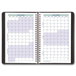 Online 12-Month (Jan to Dec): 2026 8 in. x 5 in. Plan and Link Weekly Planner - Black Cover Calendars & Planners
