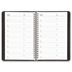 Online 12-Month (Jan to Dec): 2026 8 in. x 5 in. Plan and Link Weekly Planner - Black Cover Calendars & Planners