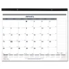 Hot 12-Month (Jan to Dec): 2026 22 in. x 17 in. Net Zero Carbon Monthly Desk Pad Calendar - White/Gray/Blue Sheets, Black Binding Calendars & Planners