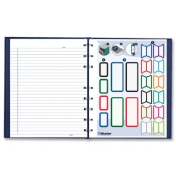 Discount NotePro 9.25 in. x 7.25 in. Sheets Medium/College Rule 1-Subject Notebook - Indigo Blue Cover Paper & Printables