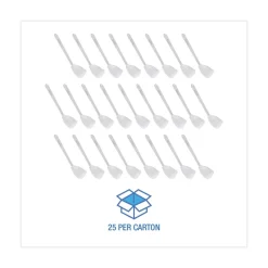 528121 2 in. Cone Toilet Bowl Mop with 10 in. Handle - White (25/Carton) Cleaning & Janitorial Supplies