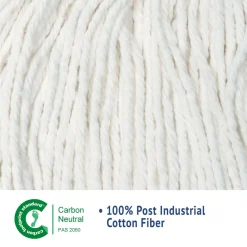 Discount #24 Cut-End Cotton Wet Mop Head - White Cleaning & Janitorial Supplies