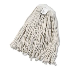 Clearance #20 Cut-End Cotton Wet Mop Head - White Cleaning & Janitorial Supplies