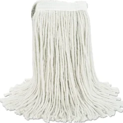 Clearance #20 Cut-End Cotton Wet Mop Head - White Cleaning & Janitorial Supplies